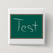 Badge Carré 5 Cm Test Chalkboard School (Devant)