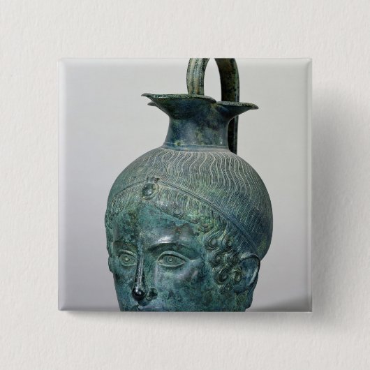 Badge Carré 5 Cm Tete de Gabies' (Devant)