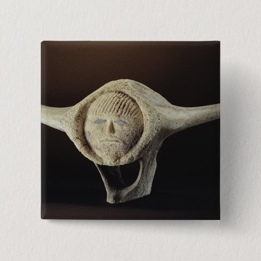 Badge Carré 5 Cm Tête de Janus, de cap Dorset (Devant)