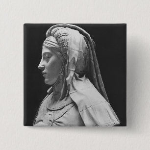 Badge Carré 5 Cm Tête de modération