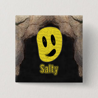 Badge Carré 5 Cm Têtes vaudou ~ Grotte
