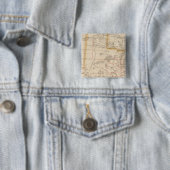 Badge Carré 5 Cm Texas 4 (En situation)