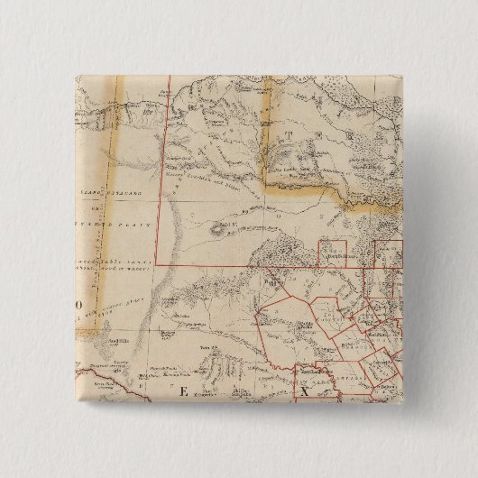 Badge Carré 5 Cm Texas 4 (Devant)