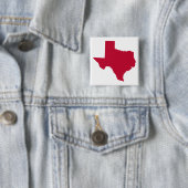 Badge Carré 5 Cm Texas en rouge (En situation)