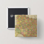 Badge Carré 5 Cm Texas par Rand McNally (Devant & derrière)