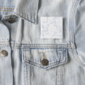 Badge Carré 5 Cm Texture Marbre blanc (En situation)