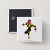 Badge Carré 5 Cm Thaal Sinestro 1 (Devant & derrière)