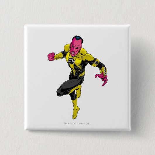Badge Carré 5 Cm Thaal Sinestro 1 (Devant)
