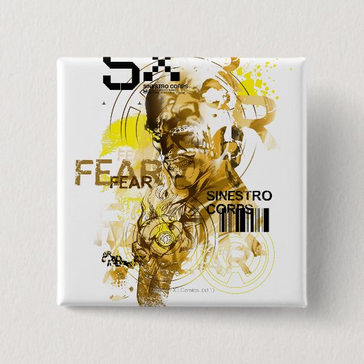 Badge Carré 5 Cm Thaal Sinestro 11 (Devant)