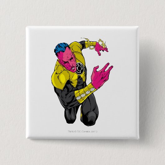 Badge Carré 5 Cm Thaal Sinestro 7 (Devant)