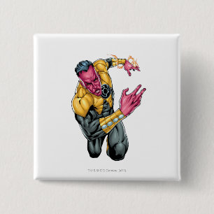 Badge Carré 5 Cm Thaal Sinestro 8