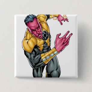 Badge Carré 5 Cm Thaal Sinestro 8