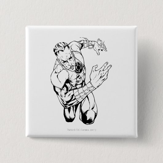 Badge Carré 5 Cm Thaal Sinestro 9 (Devant)