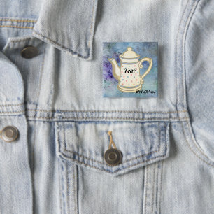 Badge Carré 5 Cm Thé? #FROMily De Fandom Liu Diner Design