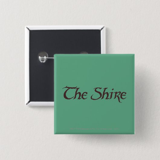 Badge Carré 5 Cm THE SHIRE™ Solid (Devant & derrière)