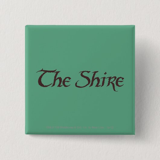 Badge Carré 5 Cm THE SHIRE™ Solid (Devant)