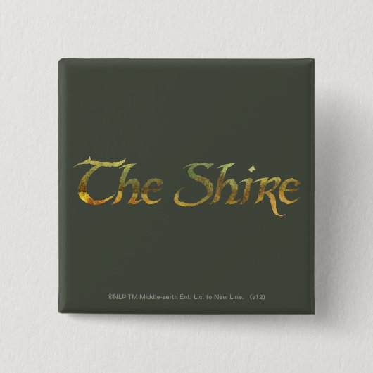Badge Carré 5 Cm THE SHIRE™ Textured (Devant)