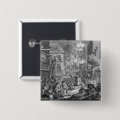 Badge Carré 5 Cm The Times, plat I, 1762 (Devant & derrière)