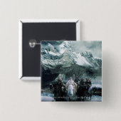 Badge Carré 5 Cm Theoden et la bourse (Devant & derrière)