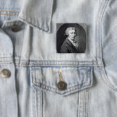 Badge Carré 5 Cm Thomas Gainsborough R.A (En situation)