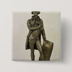 Badge Carré 5 Cm Thomas Jefferson