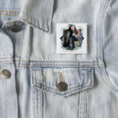 Badge Carré 5 Cm THORIN OAKENSHIELD™ - Graphique de caractères (En situation)