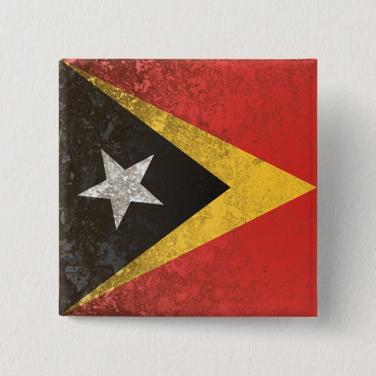Badge Carré 5 Cm Timor oriental (Devant)