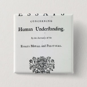 Badge Carré 5 Cm Titlepage 'des essais philosophiques