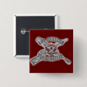 Badge Carré 5 Cm Titre de LAFF : logo (Devant & derrière)