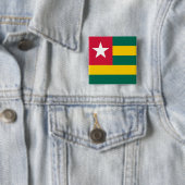 Badge Carré 5 Cm Togo (En situation)