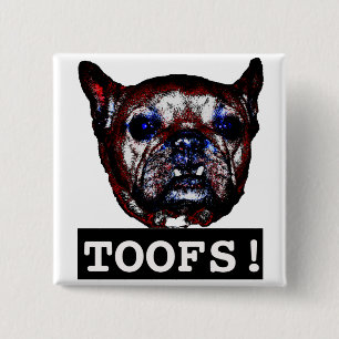 Badge Carré 5 Cm Toits