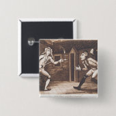 Badge Carré 5 Cm Tom Jones et le Centinel, 1799 (Devant & derrière)