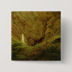 Badge Carré 5 Cm Tombes des héros antiques, 1812