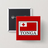 Badge Carré 5 Cm Tonga (Devant & derrière)