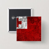 Badge Carré 5 Cm Tonga (Devant & derrière)