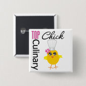 Badge Carré 5 Cm Top Cuisson culinaire (Devant & derrière)