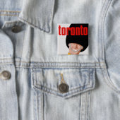 Badge Carré 5 Cm Toronto (En situation)