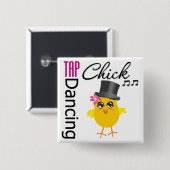 Badge Carré 5 Cm Toucher Dancing Chic 2 (Devant & derrière)