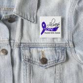 Badge Carré 5 Cm Toujours rhumatisme articulaire d'espoir (En situation)