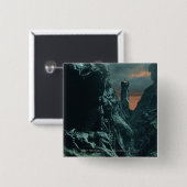 Badge Carré 5 Cm Tour d'Orthanc (Devant & derrière)