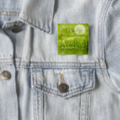 Badge Carré 5 Cm Tourner vers l'aventure (En situation)