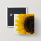 Badge Carré 5 Cm tournesol (Devant & derrière)