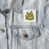 Badge Carré 5 Cm Tout est possible (En situation)