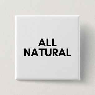 Badge Carré 5 Cm tout naturel