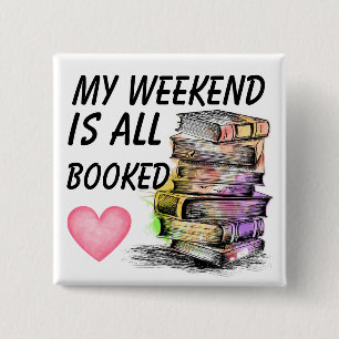 Badge Carré 5 Cm Tout réservé 