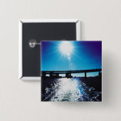 Badge Carré 5 Cm Toyko, Japon (Devant & derrière)