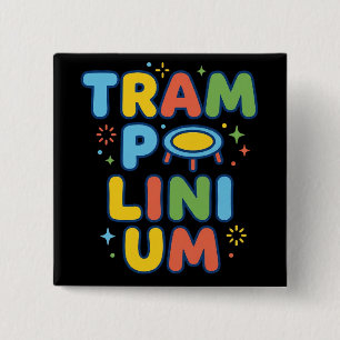 Badge Carré 5 Cm Trampolinium