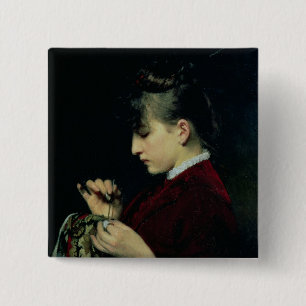 Badge Carré 5 Cm Travail manuel, 1887