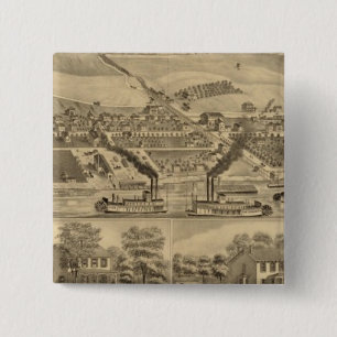 Badge Carré 5 Cm Travaux houillers de Davosburgh