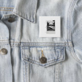 Badge Carré 5 Cm travelog_1 (En situation)